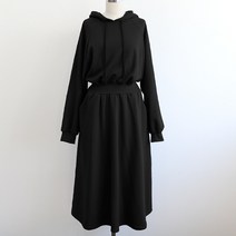 봉봉스토리 리아나그랑후드 기모 임산부 원피스