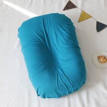 마롤로뜨 C커브 역류방지 수유쿠션 + 커버포함 모달커버, 블루