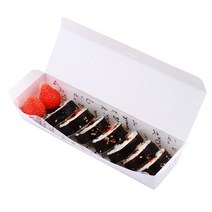 원터치 화이트 김밥한줄 종이도시락 20.5 × 5 × 3.7 cm, 1개입, 25개