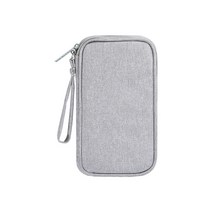 BAGnBAGs 멀티 포켓 대용량 보조 배터리 파우치 CDB-10, 그레이, 1개