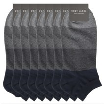 코지라벨 남성용 캐주얼 정장 발목양말 8켤레