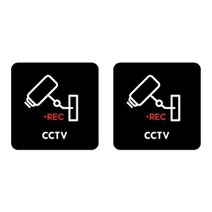 니즈웰 포맥스 픽토그램 안내 표지판, 3-4(CCTV녹화중), 2개