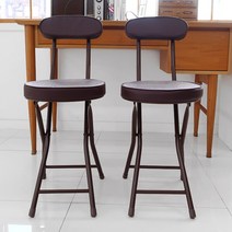 베르니 등받이 인테리어 의자 2p, 브라운, 2개