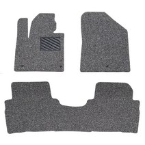 자동차 풀 확장형 코일매트 1열 + 2열 그레이, 기아, 올뉴쏘렌토 더마스터 5인승 (15~17/6), 기아