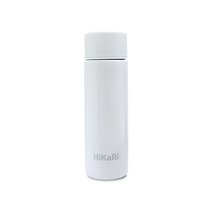 히카리 초경량 초슬림 보온보냉 스텐 텀블러, 화이트, 150ml