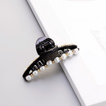 핸날 진주 올림머리 집게핀