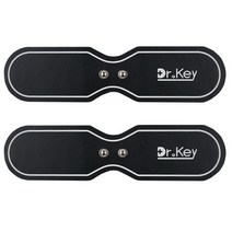 닥터키 EMS 바디 트레이너 날개형 리필 젤 패드 2p, DRK-1010, 블랙