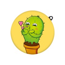 머큐리 구스페리 일러스트 식물 디자인 LG 톤 플러스 프리 케이스, 노란선인장