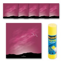 꼼꼬미 별자리 떡메모지 6p + 재접착풀 8g, 처녀자리, 1세트