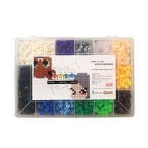 브릭월드 톡톡놀이 컬러 나노블록 트레이 세트, 혼합색상