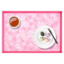 애슬라 체리블라썸 다용도 트레이 직사각 쟁반, 혼합색상