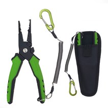 배틀피싱 멀티 플라이어 FG-1044 + 카라비너 + 전용 파우치, 그린