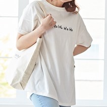 몽피마피 패밀리 호호하하 여성 반팔티셔츠
