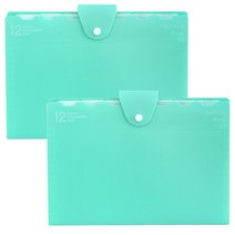 비팬시 글로시 12분류 도큐먼트 화일 A4, 민트, 2개