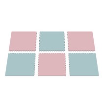 놀라매트 6p, 핑크 + 블루, 1세트