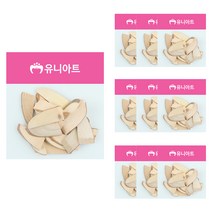 유니아트 천연나무조각, 22번, 10개