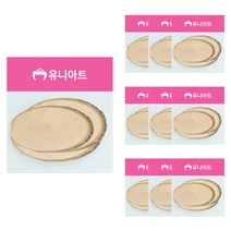 유니아트 천연나무조각, 5번, 10개