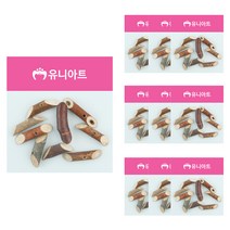 유니아트 천연나무조각 51번, 10개