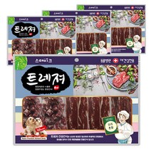 트레져 스테이크 강아지 간식 400g 랜덤 발송, 오리 혼합, 4개