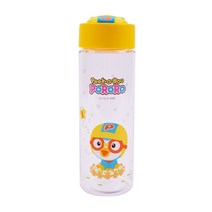 릴팡 피카부뽀로로 입체페이스 클리어보틀 PR5283, 혼합색상, 500ml