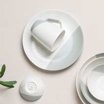 쓰임 하프문 머그, 네오블루, 2개