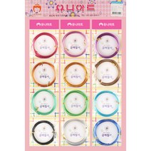 유니아트 내가 만드는 공예철사 12종 x 3mm