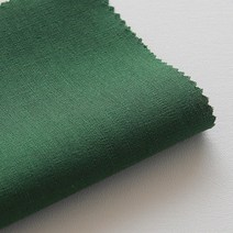 코튼빌 리브레 무지 대폭 린넨원단 11수 2p, 샙그린