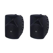 카날스 SHM 2-way 패션 스피커 2p + 벽걸이 브라켓 세트, SH-55(블랙)