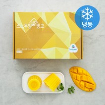 스노우빙홈 망고 블록 (냉동), 140g, 6개