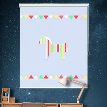 토이패턴 암막 롤 스크린 세로형