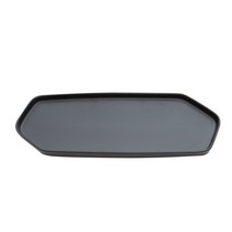 루이앤탑펠 헥타곤 매트 디저트 플레이트 서빙보드 42cm, 블랙, 1개