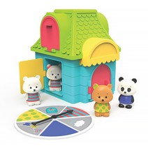 러닝리소스 파리의 곰 인형집 EDI1704, 혼합색상