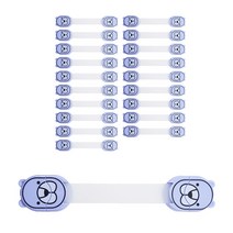 블럭마트 냉장고 서랍 안전잠금장치, 블루, 20개