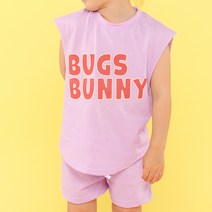 리틀래빗 아동용 워너 브라더스 나시 해피벅스 버니 상하의 세트