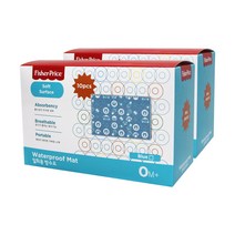 피셔프라이스 일회용 방수 기저귀 매트 10개입 x 2p, 블루