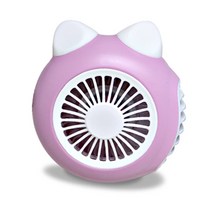 홈스토리 고양이 손목 유모차 자석 선풍기, 핑크, 핑크