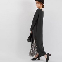 공블리 2WAY 버튼 롱원피스 A타입 CSO1050