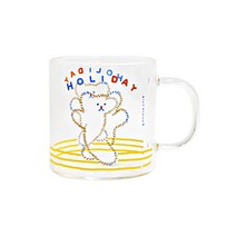 로마네 브런치 브라더 버전 2 글라스컵 350ml, 홀리데이, 1개