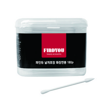 파인듀 화장 면봉 낱개포장, 180개입, 1개