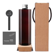 갈색 페트병 500ml ACL500 + 알루미늄 C캡 실버 + 병라벨 LB11 + 캡봉인라벨 + 박스 + 박스봉인라벨, 10세트