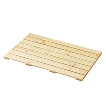 조은세상 소나무 원목 일자 발판 중 860 x 500 x 30 mm, 내추럴, 1개