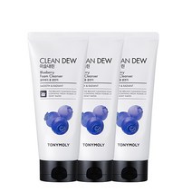토니모리 이슬내린 폼클렌저 블루베리, 180ml, 3개