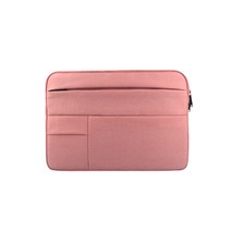 유니크팩토리 노트북 프로 파우치, 소프트핑크