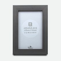 에이블밤부 탁상 원목 프레임 액자, 그레이