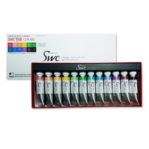 신한화구 SWC 틴트 수채물감 15ml x 12종 세트, 12색