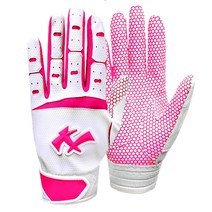 나인 헥사곤 배팅장갑 양손용 75PK, 핑크화이트