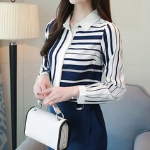 포플러앤씨 로랑 줄지 블라우스