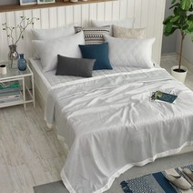 로프트가든 스트라이프 풍기인견 홑이불 세트