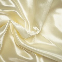 수빈 나비손길 고급 공단 광폭 원단, 아이보리