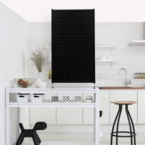 타공판닷컴 철제 파티션 결합형 가로 60cm x 높이 100cm, 1개, 블랙
